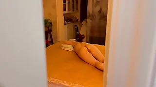 Spying my asian stepsister masturbating [My asian Toy]